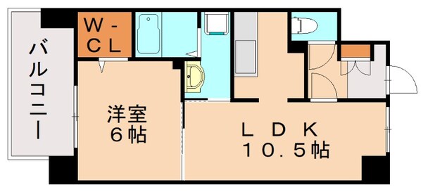 竹下駅 徒歩27分 2階の物件間取画像